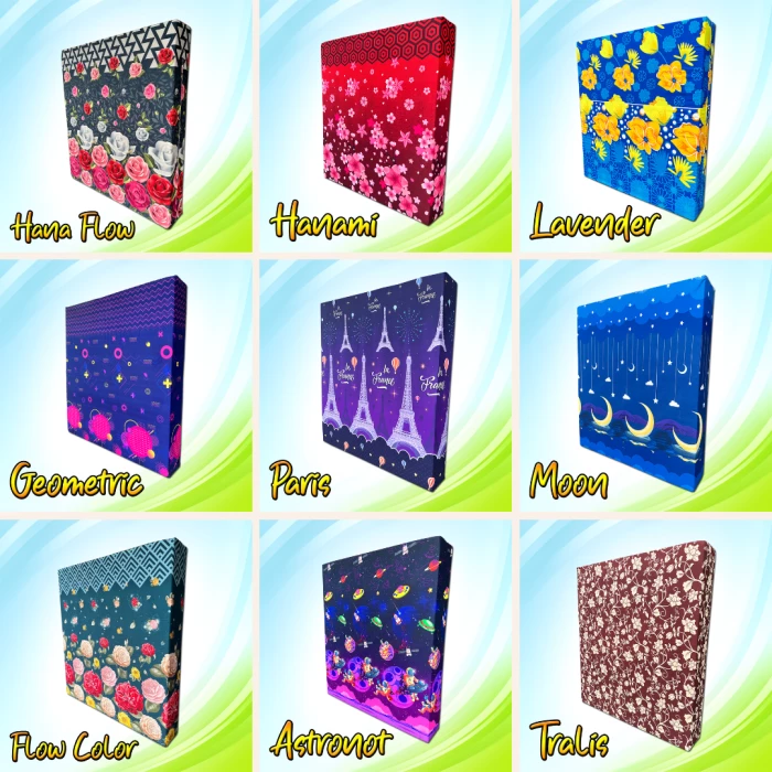 motif kasur busa 