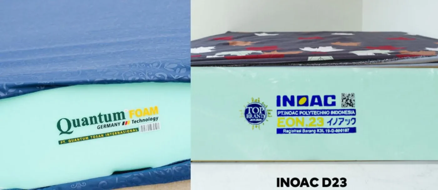 kasur quantum vs inoac