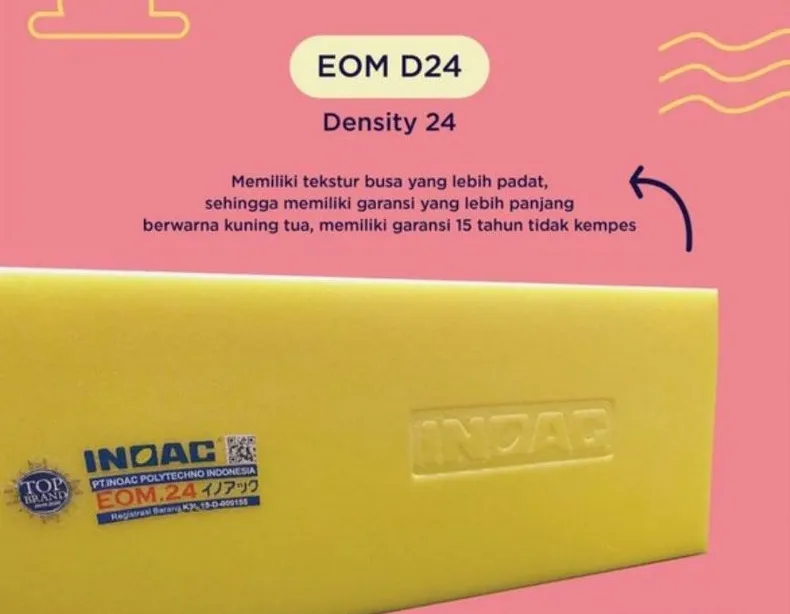 kasur busa inoac d24
